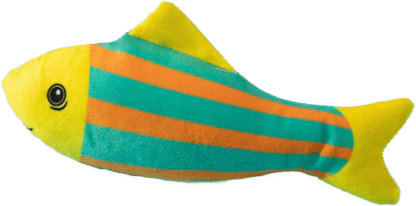 Pluszak ryba z kocimiętką i dzwonkiem 19cm